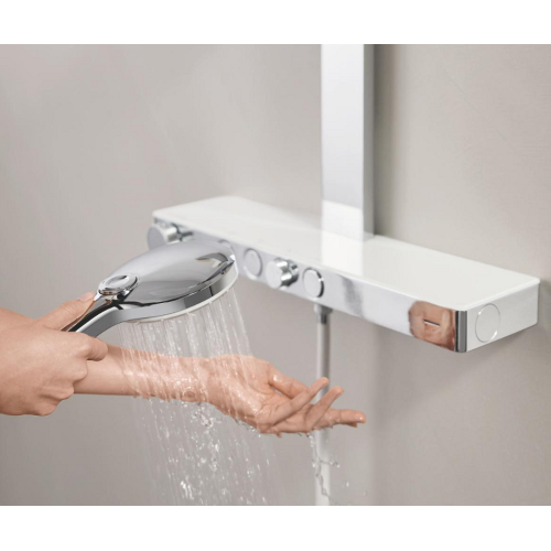 Душевая система GROHE SPA Rainshower Aqua Pure с термостатом для настенного монтажа, хром (1009620000)