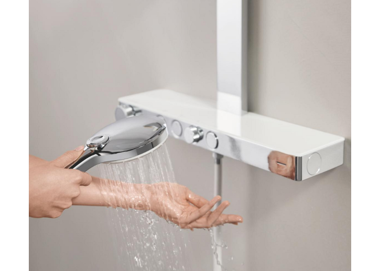 Душова система GROHE SPA Rainshower Aqua Pure з термостатом для настінного монтажу, хром (1009620000)