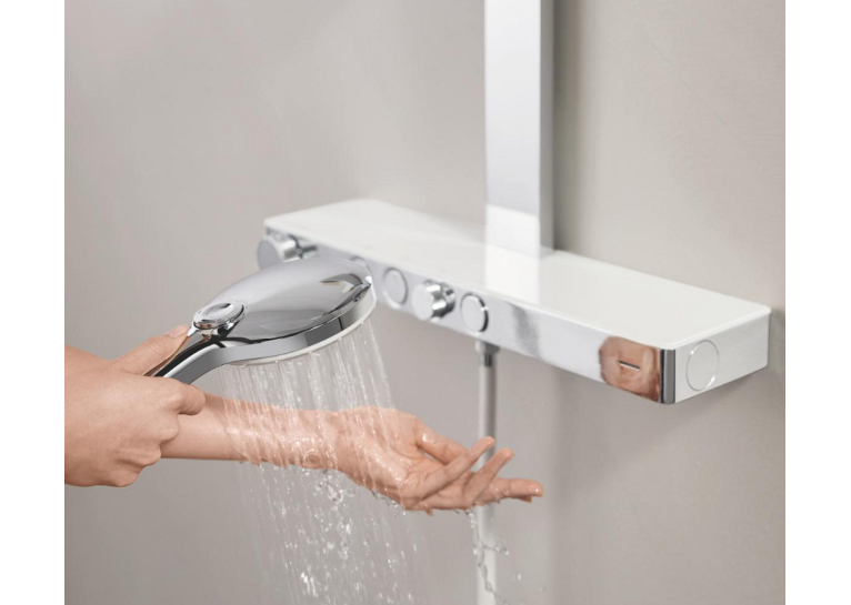 Душова система GROHE SPA Rainshower Aqua Pure з термостатом для настінного монтажу, хром (1009620000)