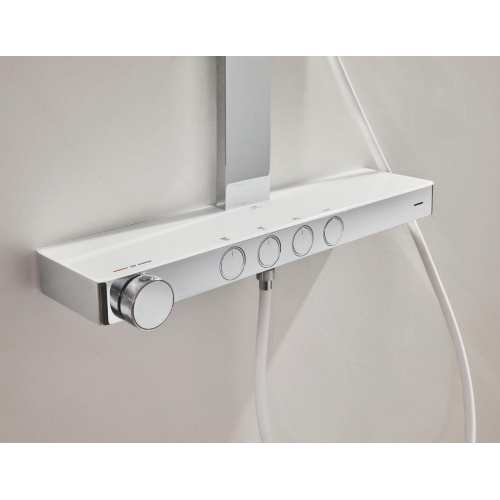 Душевая система GROHE SPA Rainshower Aqua Pure с термостатом для настенного монтажа, хром (1009620000)