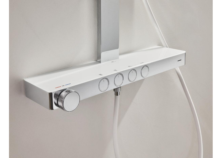 Душова система GROHE SPA Rainshower Aqua Pure з термостатом для настінного монтажу, хром (1009620000)