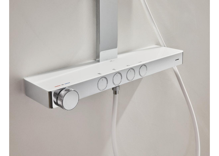 Душова система GROHE SPA Rainshower Aqua Pure з термостатом для настінного монтажу, хром (1009620000)