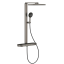 Душова система GROHE SPA Rainshower Aqua Pure з термостатом для настінного монтажу, Графіт Матовий (100962AL00)