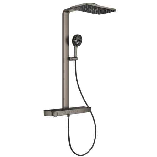 Душевая система GROHE SPA Rainshower Aqua Pure с термостатом для настенного монтажа, Графит Матовый (100962AL00)