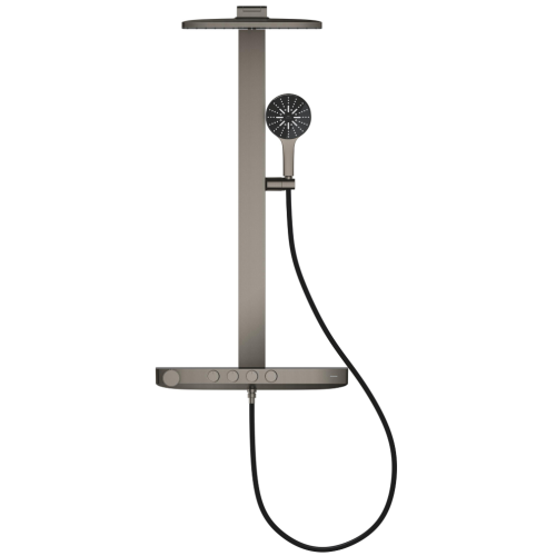 Душевая система GROHE SPA Rainshower Aqua Pure с термостатом для настенного монтажа, Графит Матовый (100962AL00)