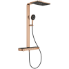 Душевая система GROHE SPA Rainshower Aqua Pure с термостатом для настенного монтажа, Медь (100962DA00)
