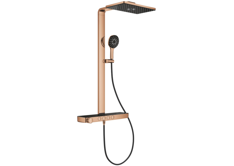 Душевая система GROHE SPA Rainshower Aqua Pure с термостатом для настенного монтажа, Медь (100962DA00)
