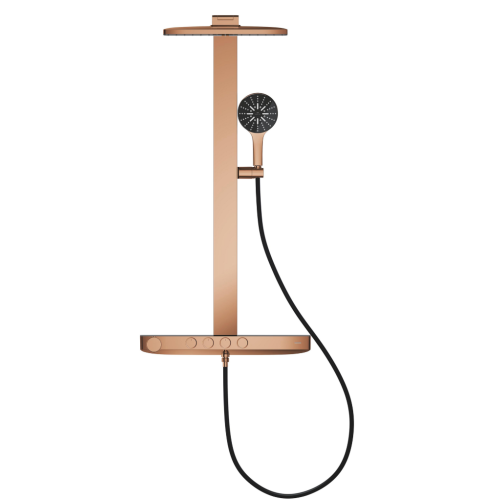 Душевая система GROHE SPA Rainshower Aqua Pure с термостатом для настенного монтажа, Медь (100962DA00)