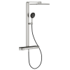 Душова система GROHE SPA Rainshower Aqua Pure з термостатом для настінного монтажу, Суперсталь (100962DC00)