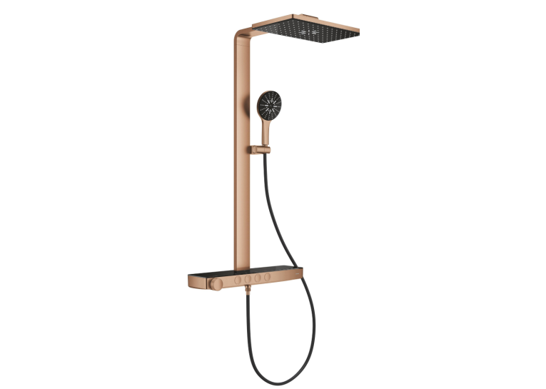 Душова система GROHE SPA Rainshower Aqua Pure з термостатом для настінного монтажу, Мідь Матова (100962DL00)