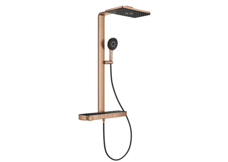 Душова система GROHE SPA Rainshower Aqua Pure з термостатом для настінного монтажу, Мідь Матова (100962DL00)
