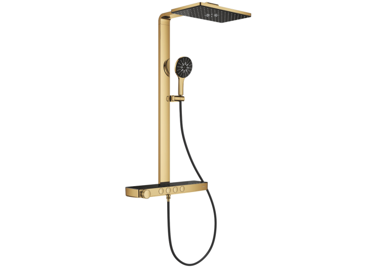 Душова система GROHE SPA Rainshower Aqua Pure з термостатом для настінного монтажу, золото матове (100962GL00)