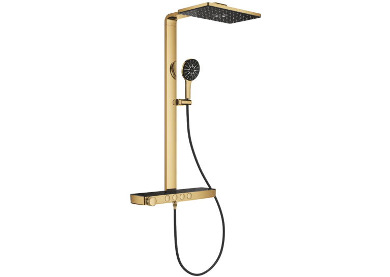 Душова система GROHE SPA Rainshower Aqua Pure з термостатом для настінного монтажу, золото матове (100962GL00)