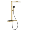 Душевая система GROHE SPA Rainshower Aqua Pure с термостатом для настенного монтажа, золото матовое (100962GN00)