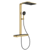 Душевая система GROHE SPA Rainshower Aqua Pure с термостатом для настенного монтажа, золото матовое (100962GN00)