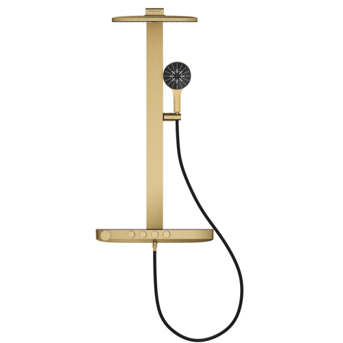 Душевая система GROHE SPA Rainshower Aqua Pure с термостатом для настенного монтажа, золото матовое (100962GN00)