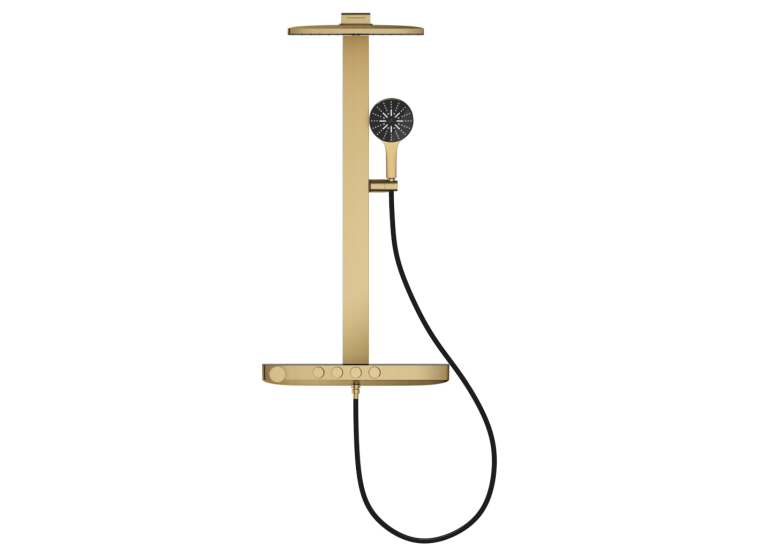 Душевая система GROHE SPA Rainshower Aqua Pure с термостатом для настенного монтажа, золото матовое (100962GN00)