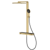 Душевая система GROHE SPA Rainshower Aqua Pure с термостатом для настенного монтажа, золото матовое (100962GN00)