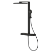 Душова система GROHE SPA Rainshower Aqua Pure з термостатом для настінного монтажу, чорний (100962KF00)