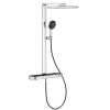 Душова система GROHE SPA Rainshower Aqua Pure з термостатом для настінного монтажу, хром/чорний (100962KI00)