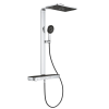 Душова система GROHE SPA Rainshower Aqua Pure з термостатом для настінного монтажу, хром/чорний (100962KI00)
