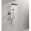 Душова система GROHE SPA Rainshower Aqua Pure з термостатом для настінного монтажу, хром/чорний (100962KI00)