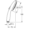 Ручний душ GROHE New Tempesta 110, 26161003