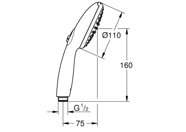 Ручний душ GROHE New Tempesta 110, 26161003