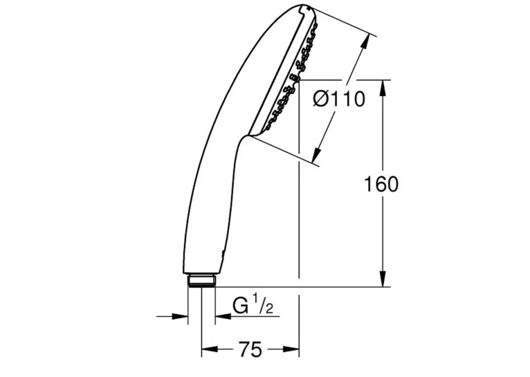 Ручной душ GROHE New Tempesta 110, 27852003