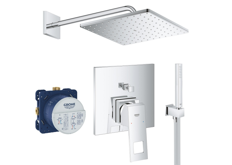 Душова система прихованого монтажу зі змішувачем Grohe Eurocube UA2406200L