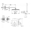 Душевая система скрытого монтажа Grohe Eurocube UA2406200L