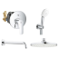 Душова система прихованого монтажу зі змішувачем Grohe Eurosmart з New Tempesta 250 UA25183004U