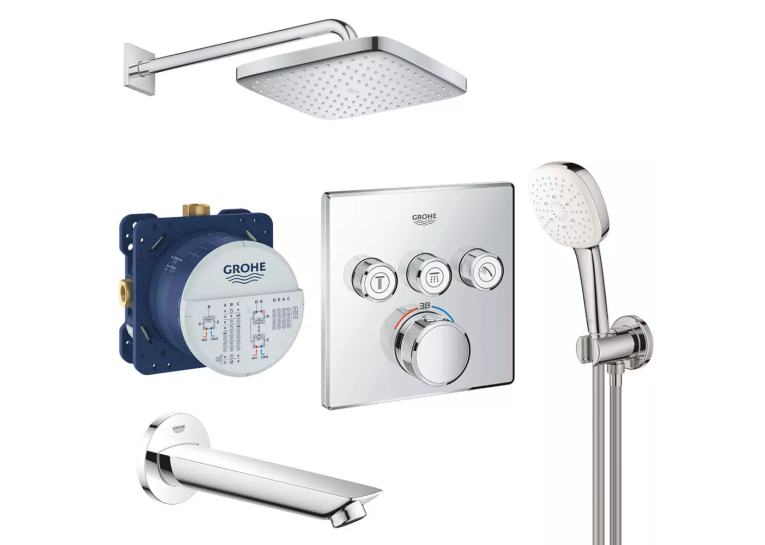 Комплект прихованого монтажу для душу Grohe SmartControl UA26415SC6