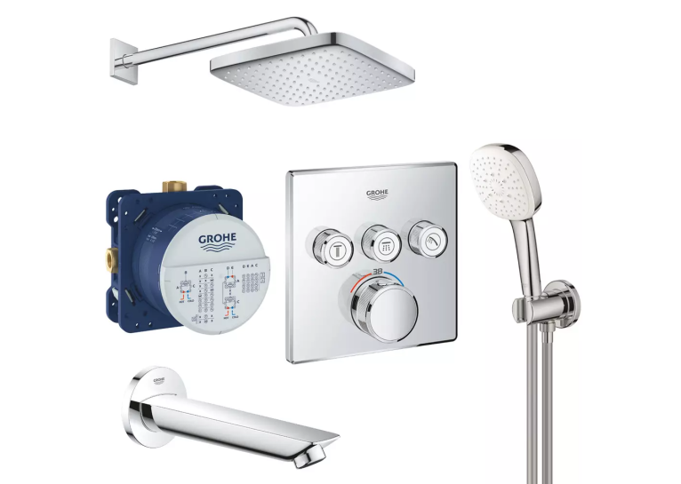 Комплект скрытого монтажа для душа Grohe SmartControl UA26415SC6