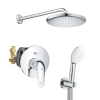 Душова система прихованого монтажу зі змішувачем Grohe Euroeco з Tempesta 250 UA2939200L