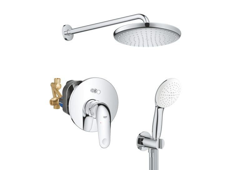 Душова система прихованого монтажу зі змішувачем Grohe Euroeco з Tempesta 250 UA2939200L