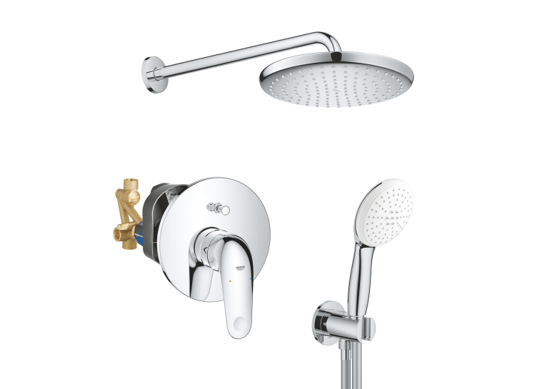 Душова система прихованого монтажу зі змішувачем Grohe Euroeco з Tempesta 250 UA2939200L