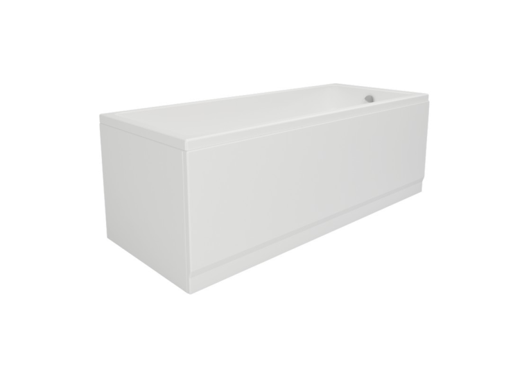 Чеська ванна прямокутна акрилова HES DAO 170x75 CZ з ніжками HDA17075W