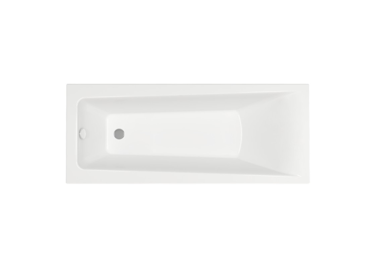 Чеська ванна прямокутна акрилова HES INDIGO 150x70 CZ з ніжками HIN15070W