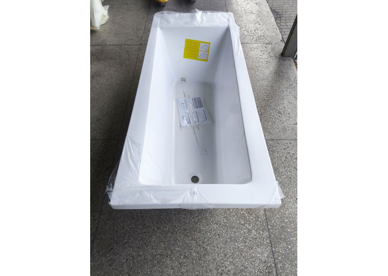 Чеська ванна прямокутна акрилова HES INDIGO 170x70 CZ з ніжками HIN17070W (Пошкоджені два кути на стороні перелива)