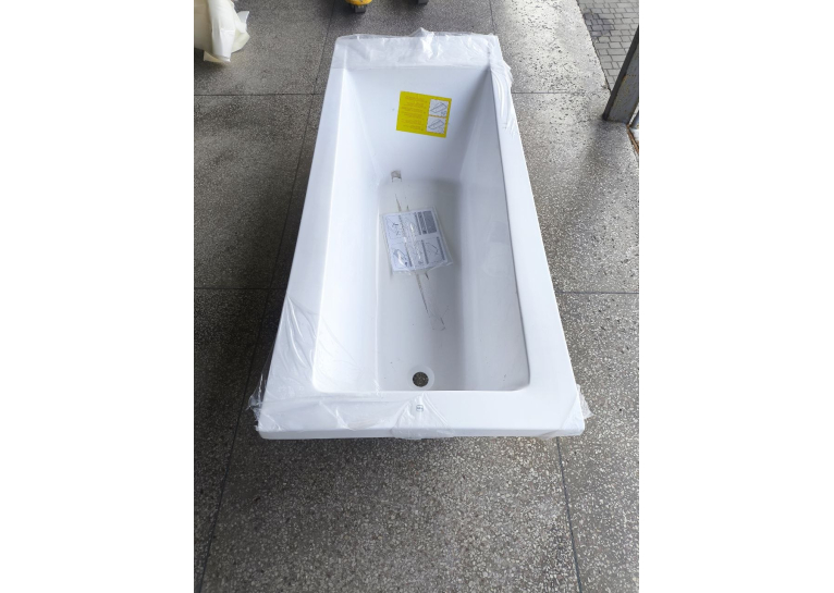 Чеська ванна прямокутна акрилова HES INDIGO 170x70 CZ з ніжками HIN17070W (Пошкоджені два кути на стороні перелива)