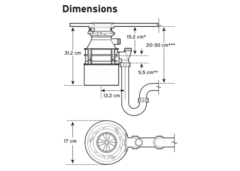 Подрібнювач харчових відходів IN-SINK-ERATOR Standart 460