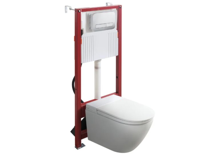 Комплект: Инсталляционная система Koer KT-0409 + подвесной Унитаз Биде Koer TB-0301 Smart KOER TB-010+KOER KT-0409+KOER KT-0609-01