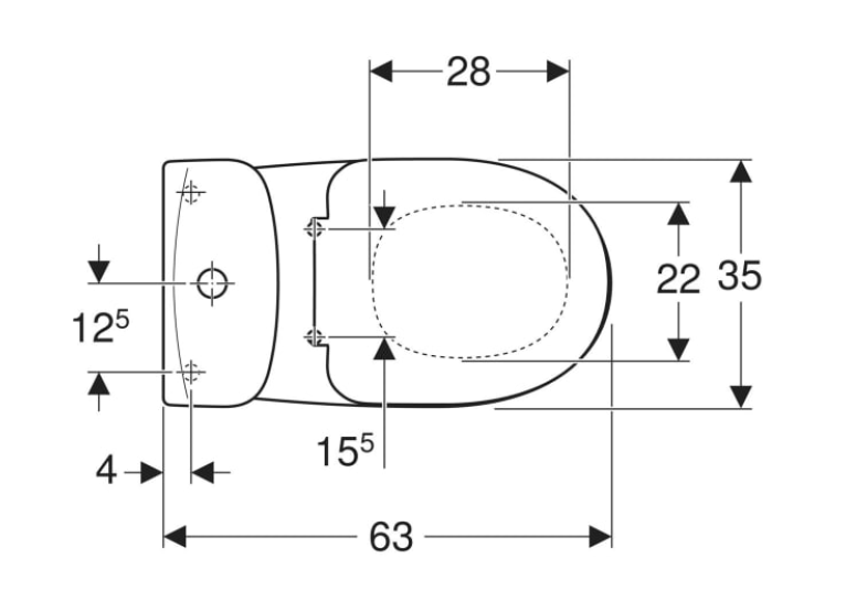  Унітаз-компакт Kolo Modo косий випуск із сидінням soft-close L39003000