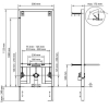 Инсталляционная система для биде KOLLER POOL Dune bidet, KP-893-003 