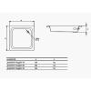  Душовий піддон Koller Pool Aquart 70x70 CF701200E