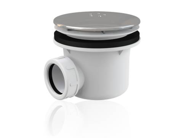 Сифон для піддону Koller Pool LUX 90 |40 мм, хром, 1047660349 (P90CPM)