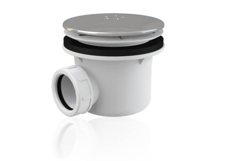 Сифон для піддону Koller Pool LUX 90 |40 мм, хром, 1047660349 (P90CPM)