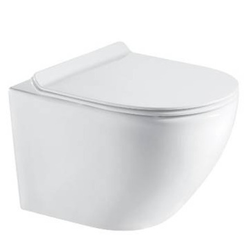 Унітаз підвісний Koller Pool ROUND безободковий з дюропластом soft-close RN-0520-RQ