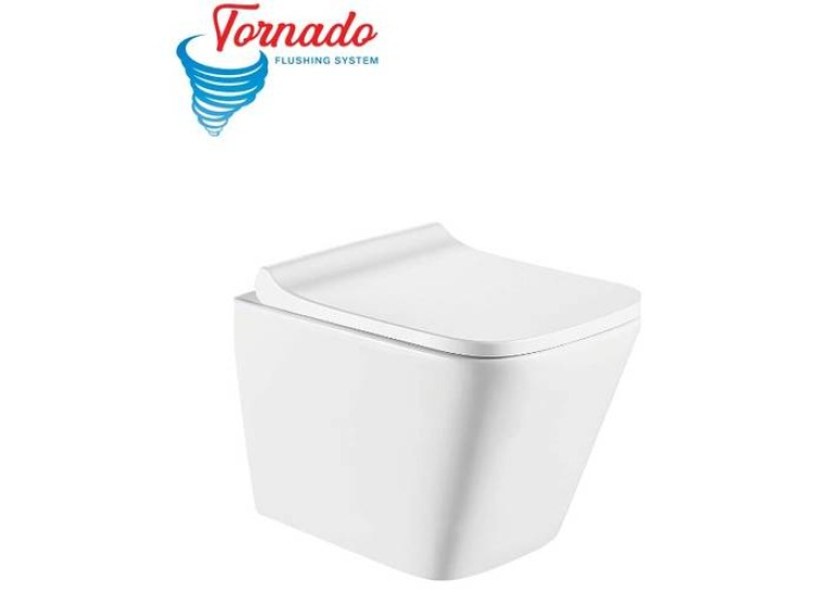 Унітаз підвісний Koller Pool TREND безободковий з дюропластом soft-close TR-0490-RQ3